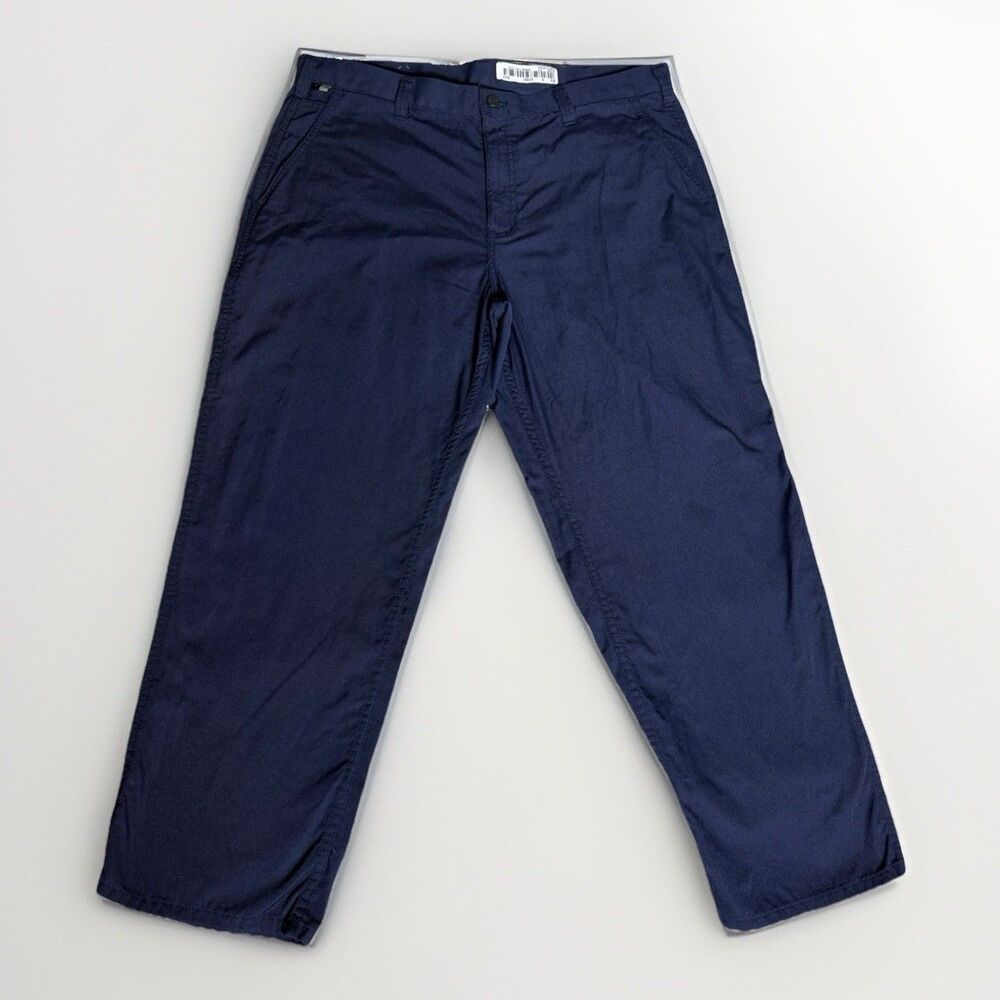 Carhartt FR Flame Resistant Work Pants 38x30 Navy Blue NFPA 2112 Arc Flash Solid